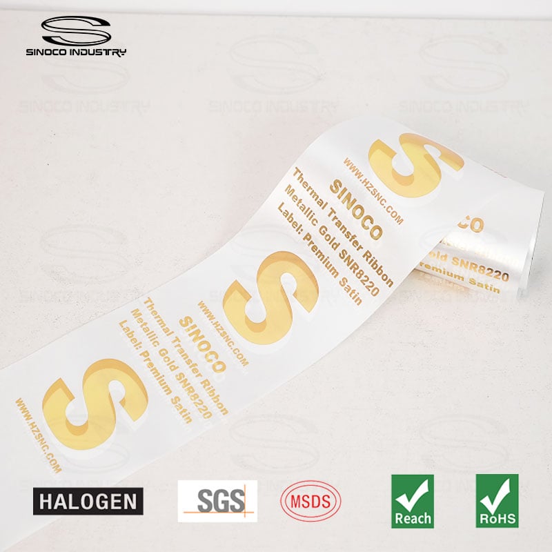 Metallic Gold Resin Foil Customize for Industrial High-Quality Printing