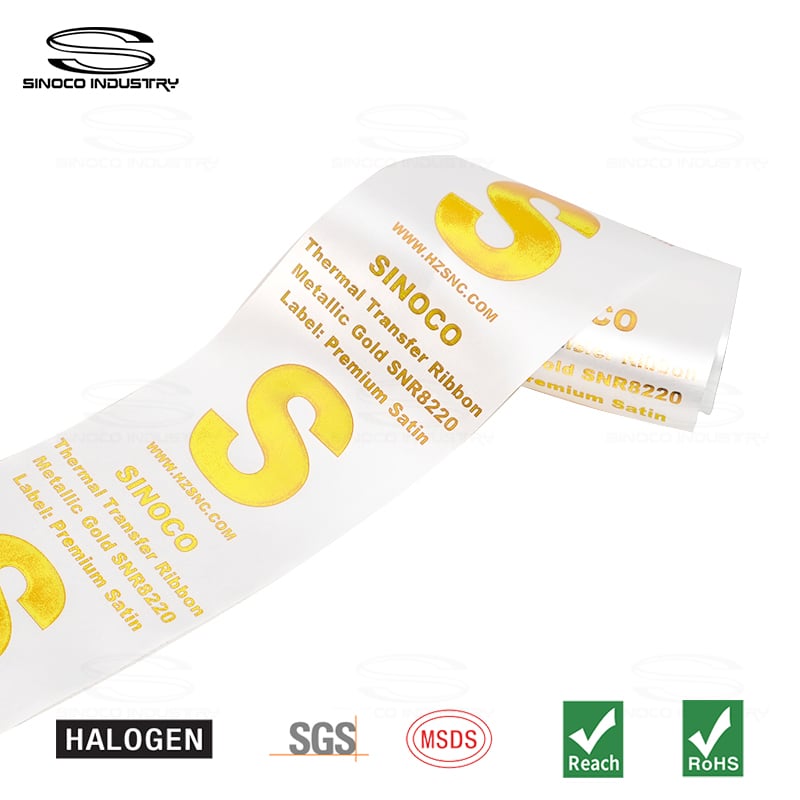 Barcode Foil Metallic Gold For Industrial Factory High-Quality Printing Satin Gift