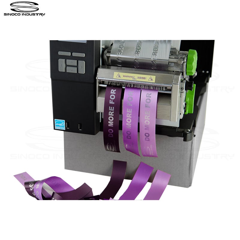 Hot Sale Metallic Silver Color Resin Ribbon Thermal Transfer Ribbon For Industrial Printing Use
